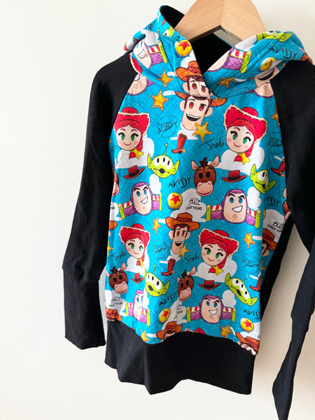 NEW Handmade Toy Story Grow With Me Hoodie • 3-6 years