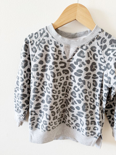 Little Bipsy Leopard Print Sweatshirt • 2-3 years