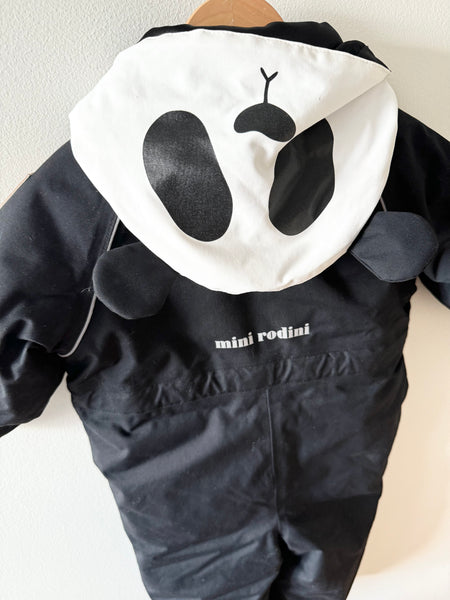 Mini Rodini Panda Bear Snowsuit • 1-2 years