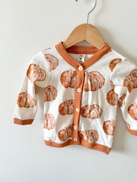 Kate Quinn Pumpkin Cardigan • 12-18 months