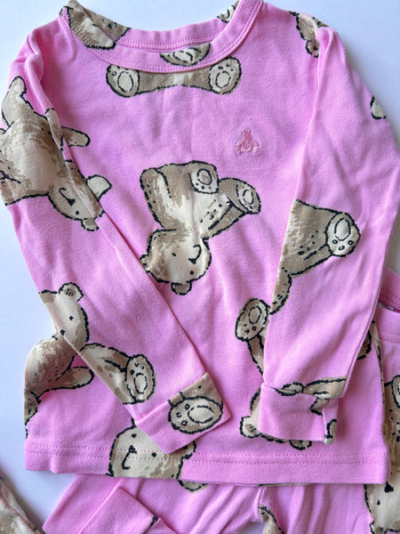Gap 2pc Pink Bear Jammies • 3 years
