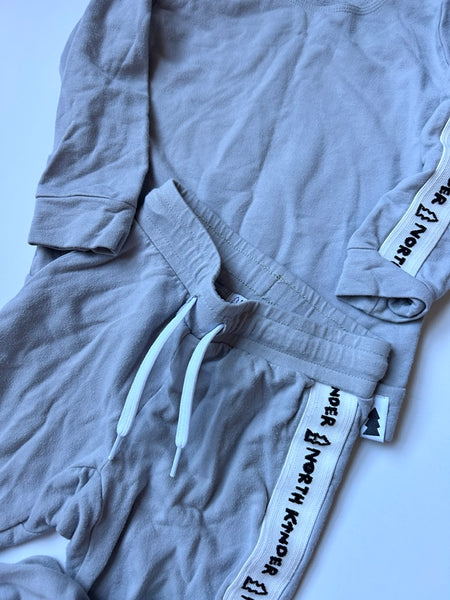 North Kinder Grey 2pc Jogger Set • 2-3 years