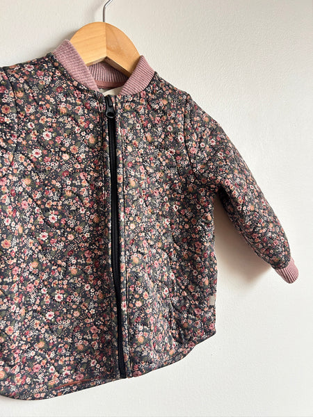 Wheat Quilted Floral Thermowear Floral Jacket • 2 years