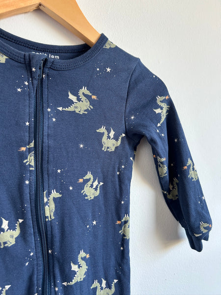 Petit Lem Dragon Footed Sleeper • 12-18 months