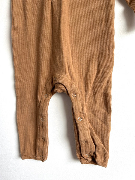 Quincy Mae Ribbed Long Sleeve Romper • 12-18 months