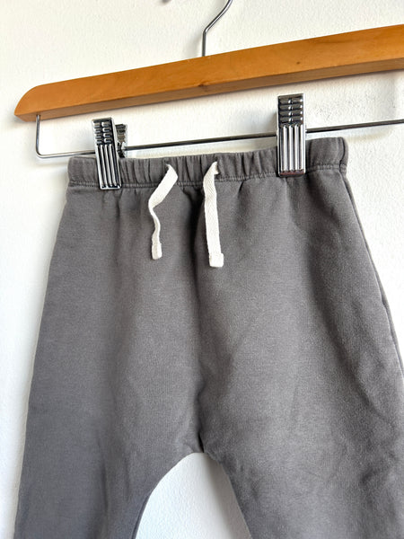 Quincy Mae Grey Joggers • 12-18 months