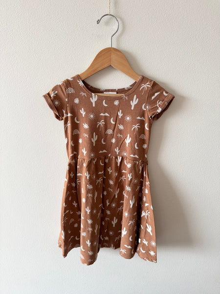 Jax and Lennon Cactus T-Shirt Dress • 4-5 years