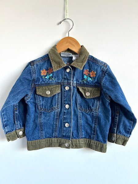 Vintage Cotton Resources Embroidered Denim Jacket ¨• 2 years