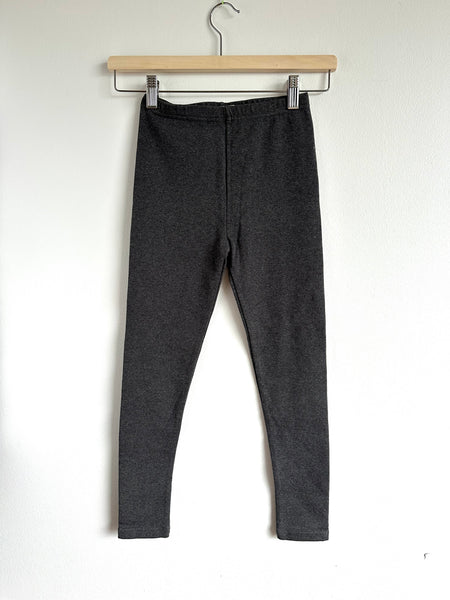 Bonpoint Thick Dark Grey Leggings • 10-12 years