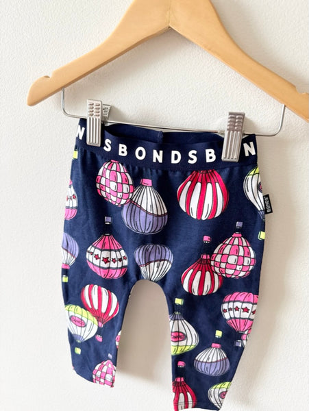 NEW Bonds Hot Air Balloon Leggings • 6-12 months