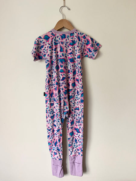 Bonds Cheetah Purple Wondersuit • 3 years