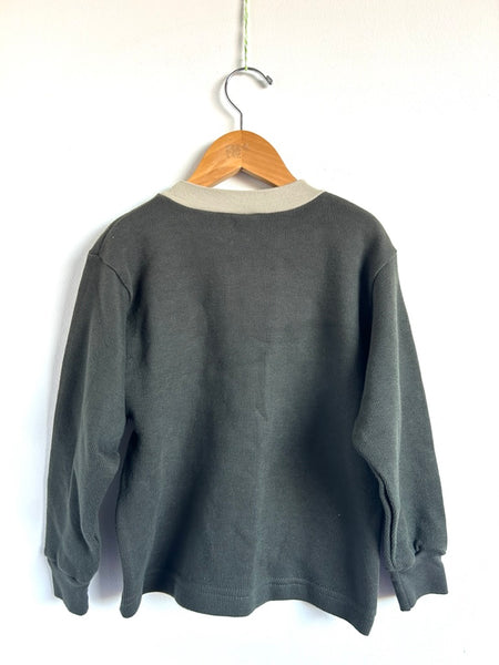 Vintage OshKosh Long Sleeve Thick Cotton Shirt with Plane • 2-3 years