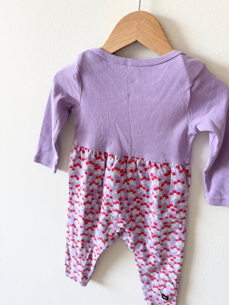 Tea Long Sleeve Purple Romper • 6-12 months