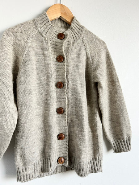 Nooks Wool Button-Up Cardigan • 5-6 years