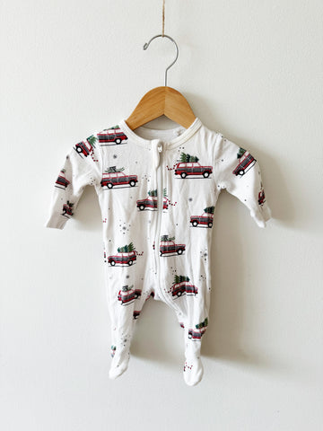 Petit Lem Trees on Trucks Sleeper • Newborn