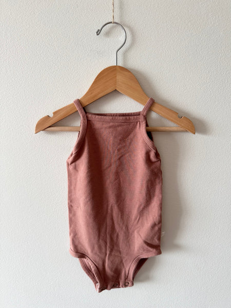 Jax and Lennon Spaghetti Strap Tank Onesie • 6-12 months