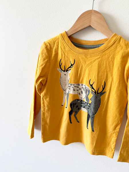 Tea Collection Yellow Long Sleeve Top • 3-4 years