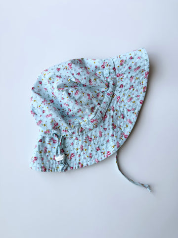 Jan and Jul Floral Hat • 6-24 months (Medium)