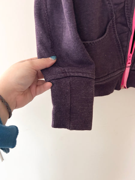 Iviva Purple Zip Up Sweater • 8 years *