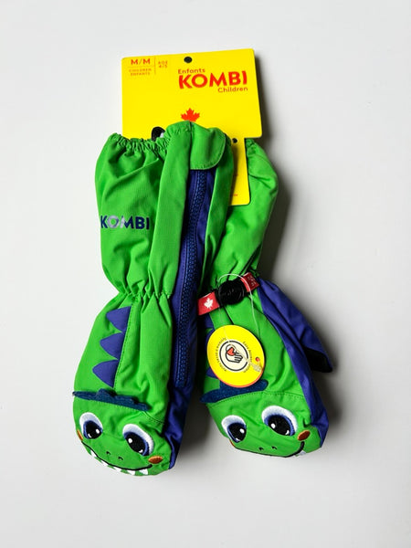 NEW Kombi Theodore the Dragon Long Mittens • 4-5 years