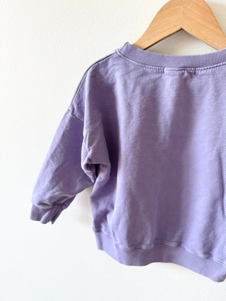 Les Gamins Purple Sweatshirt • 2-3 years