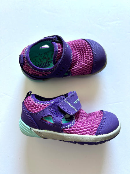 NEW Merrell Purple Closed Toe Watershoes • 4.5c