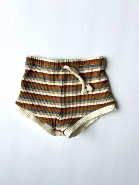 Quincy Mae Ribbed 2pc Shorty Set • 3-6 months