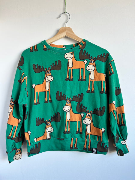 Kukukid  Boxy Moose Long Sleeve Top • 10-12 years (146-152cm)