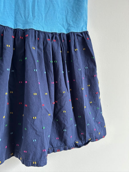 Hanna Andersson Blue Tank Dress • 6-7 years