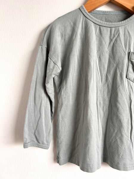 Belanj Blue Pocket Longsleeve Top • 2 years