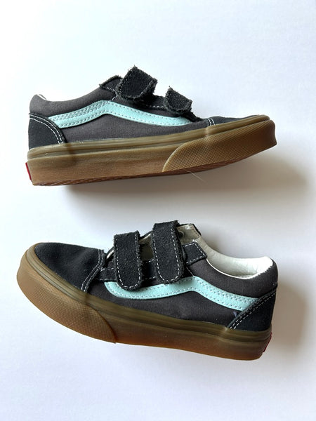Vans Blue Velcro Low Top Shoes • 13c