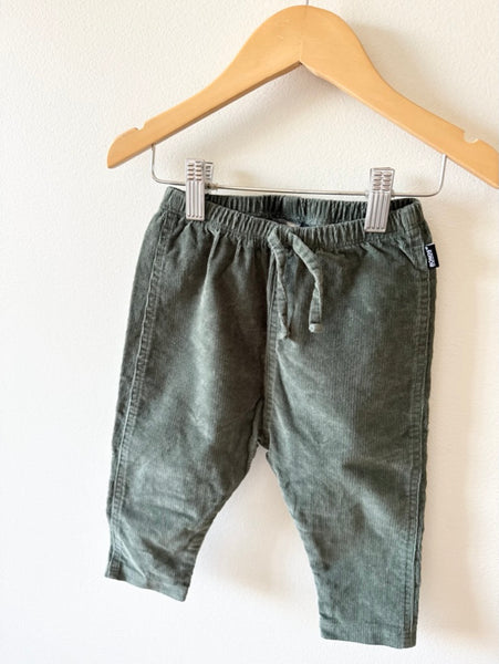 Bonds Green Corduroy Pants • 6-12 months