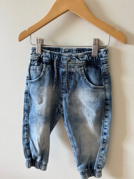 NEW Milon Jogger Style Jeans with Drawstring • 1-2 years