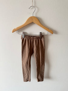 Jax and Lennon Brown Polkadot Leggings • 12-18 months