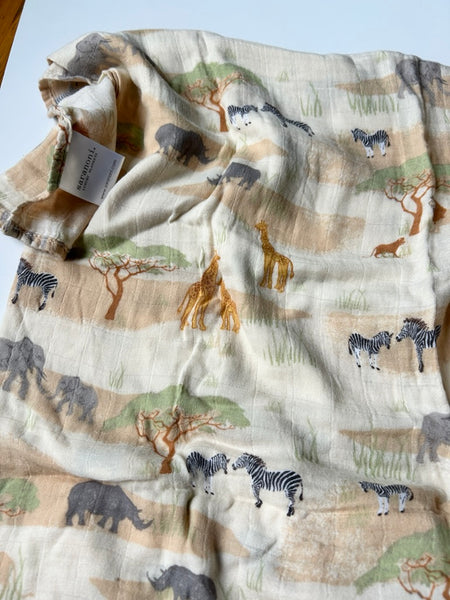 Saranoni Safari Muslin Swaddle • 47" x 47"