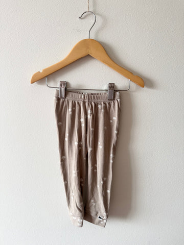 Little and Lively Cream Mushroom Leggings • 12-18 months
