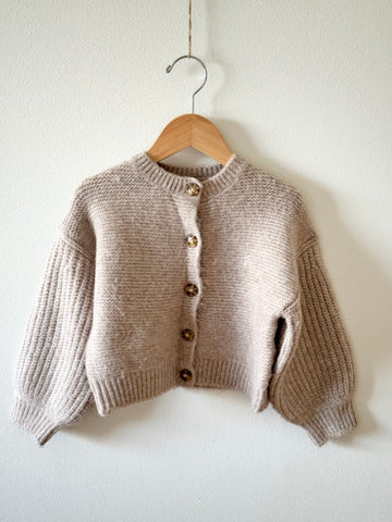 Zara Fuzzy Knit Cardigan • 1-3 years