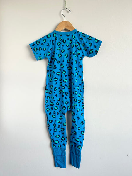 NEW Bonds Blue Leopard Wondersuit • 18-24 months