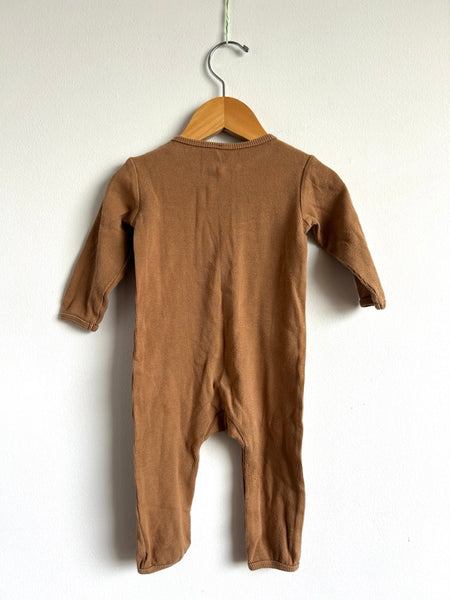 Quincy Mae Ribbed Long Sleeve Romper • 12-18 months