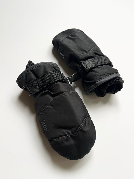 Hotpaws Black Mittens • 2-4 years