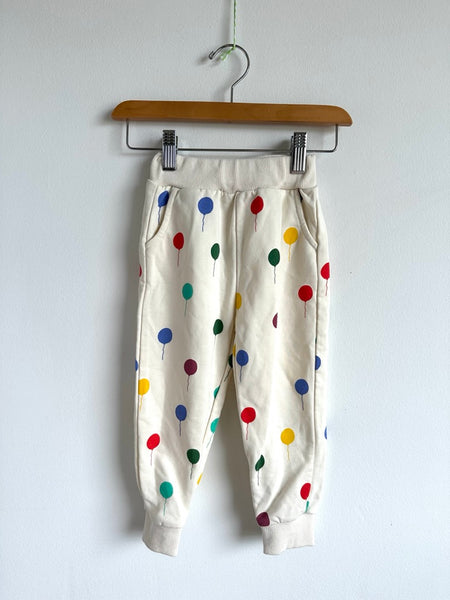 White and Multicoloured Balloon Sweat Pants • 2 years