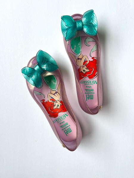 Disney x Mini Melissa Little Mermaid Shoes • 13Y