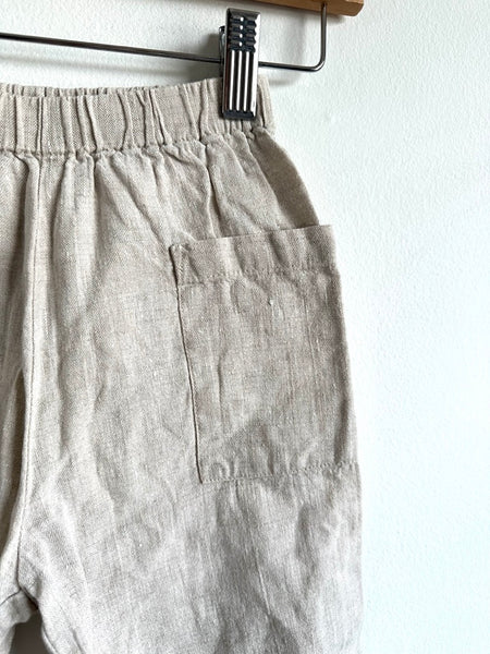 Petits Vilains Wide Leg Linen Culottes • 4-5 years