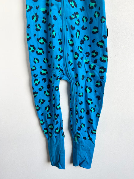 NEW Bonds Blue Leopard Wondersuit • 18-24 months