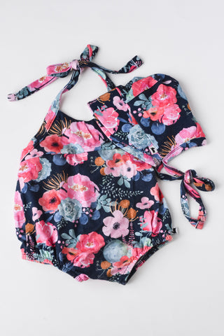 Little and Lively Cactus Floral Romper Set • 6-12 months