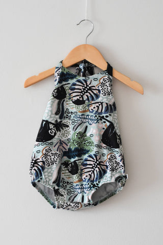 Little and Lively Sloth Romper • 1-2 years