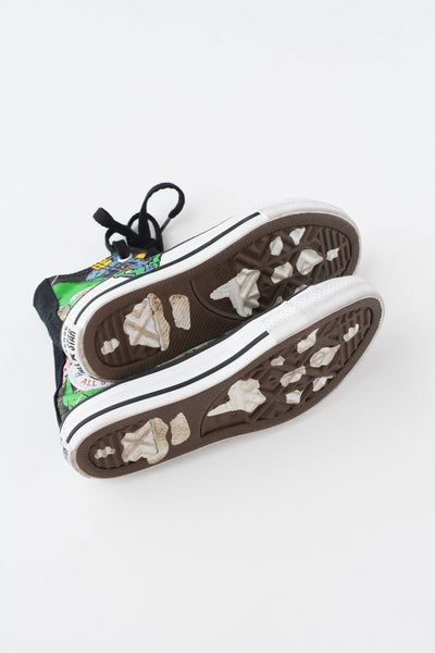 Dinosaur Converse Shoes • 11.5c