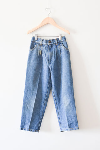 Vintage Minino Pleated Jeans • 6 years