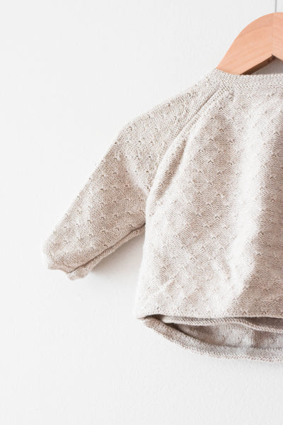 Zara Side Button Knit Sweater • 1-3 months