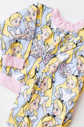 Handmade Alice in Wonderland Pajama Set • 2-3 years